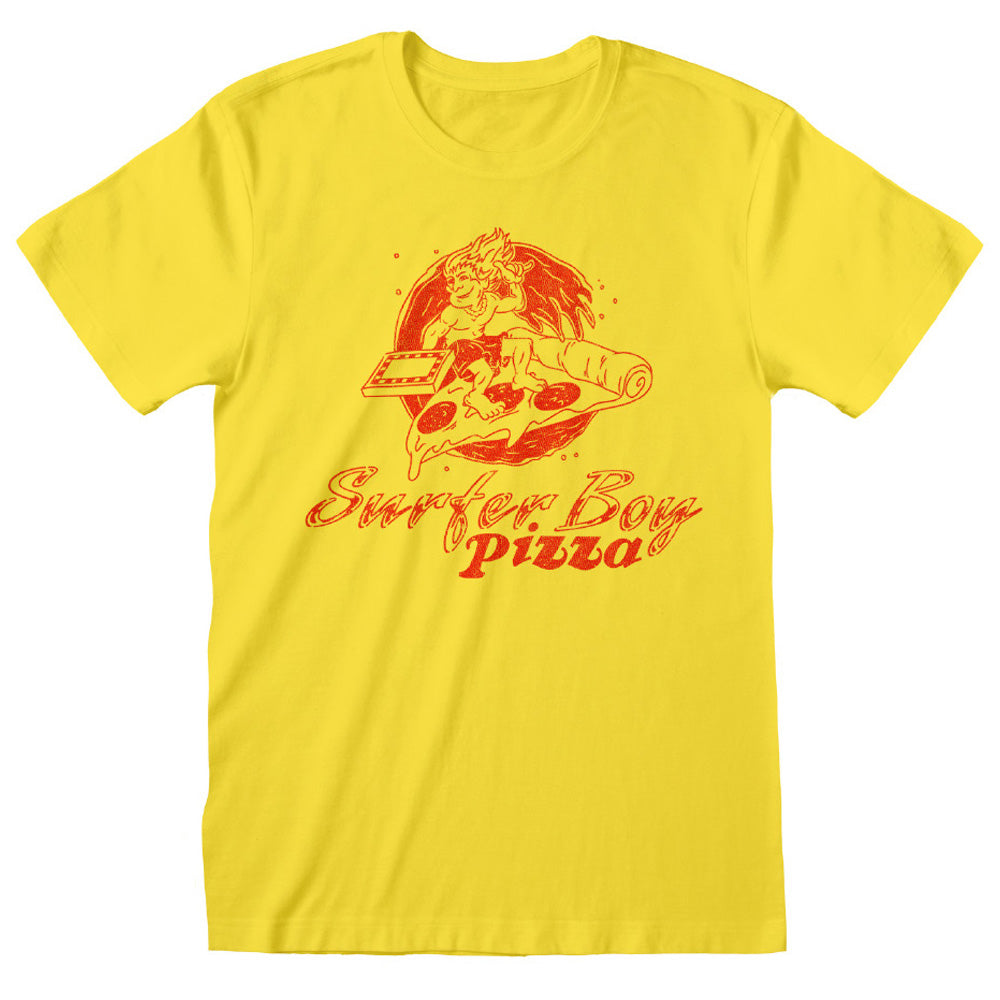STRANGER THINGS ストレンジャー・シングス (シーズン5 配信 記念 ) - SURFER BOY PIZZA / バックプリントあり / Tシャツ / メンズ