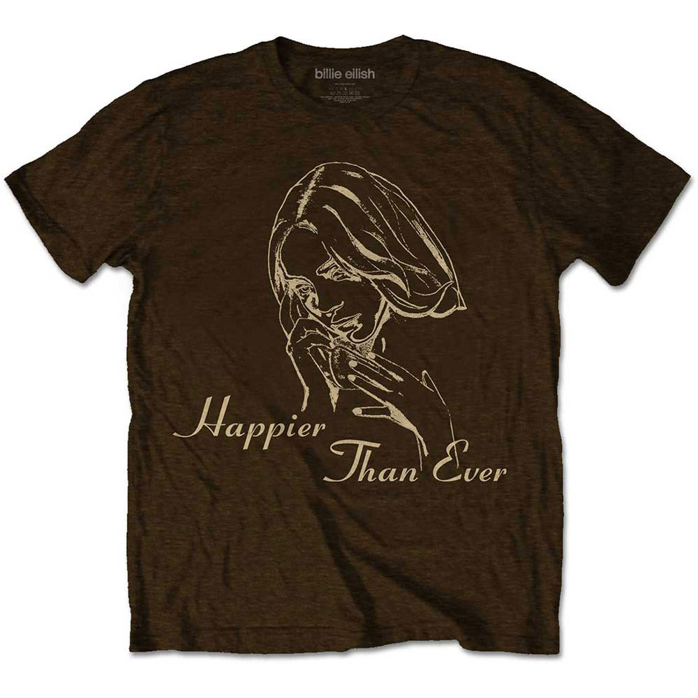 BILLIE EILISH ビリーアイリッシュ (8月 来日 ) - Happier Than Ever / Tシャツ / メンズ 【公式 / オフィシャル】