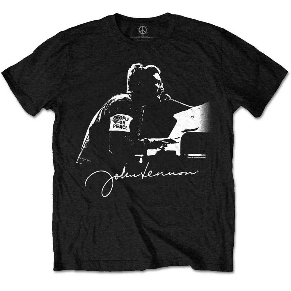 JOHN LENNON ジョンレノン (生誕 85年 ) - PEOPLE FOR PEACE / Tシャツ / メンズ 【公式 / オフィシャル】