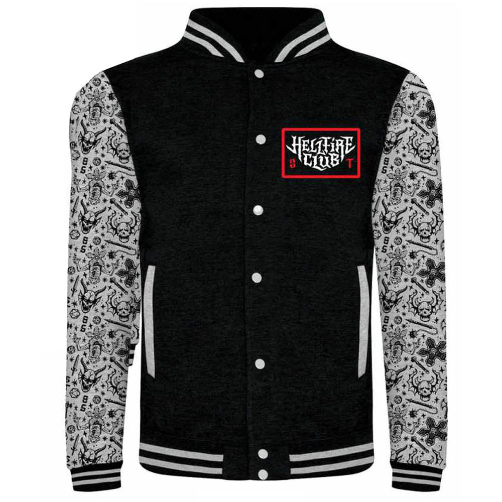 STRANGER THINGS ストレンジャー・シングス (シーズン5 配信 記念 ) - HELLFIRE CLUB / VARSITY JACKET / バックプリントあり / アウター / メンズ