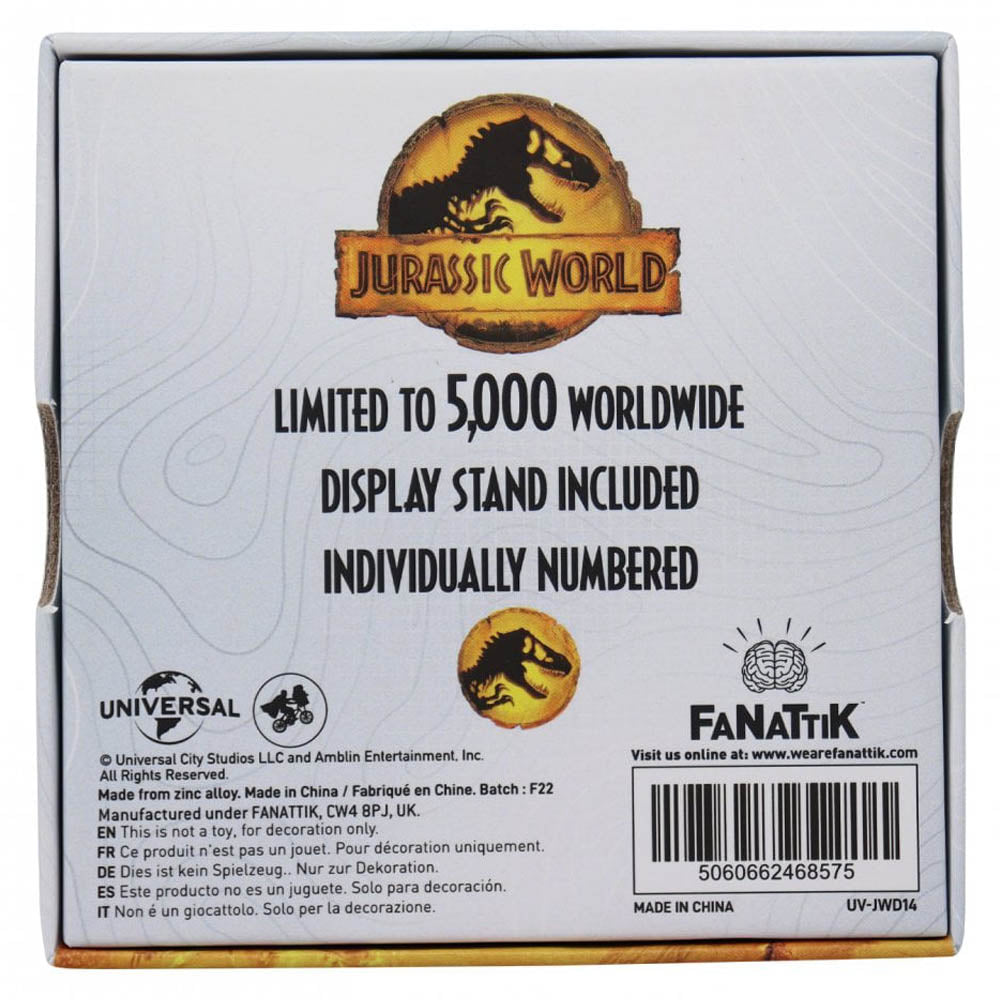 
                  
                    JURASSIC WORLD ジュラシックワールド (公開 10周年 ) - DOMINION LIMIDED EDITION MEDALLION / 世界限定5000個 / コイン
                  
                