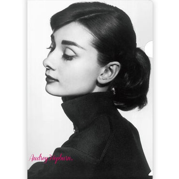AUDREY HEPBURN オードリー・ヘプバーン - A4クリアファイル / F / ファイル・バインダー 【公式 / オフィシャル】