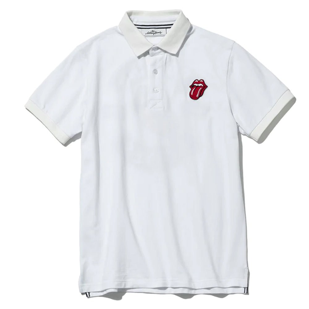 ROLLING STONES ローリングストーンズ - RS TOUR 1978PT / White / ポロシャツ / メンズ - PGS