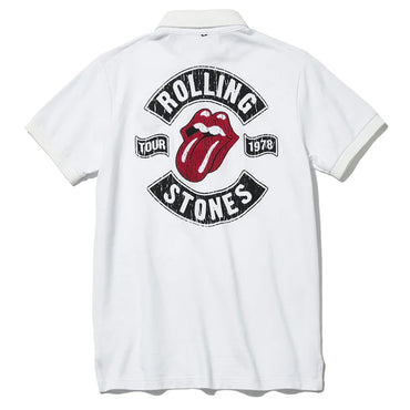 ROLLING STONES ローリングストーンズ (7月 新譜 記念 ) - RS TOUR 1978PT / White / ポロシャツ / メンズ