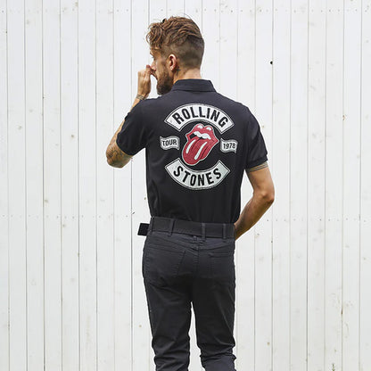 ROLLING STONES - RS TOUR 1978PT / Black / Polo shirt / Men's