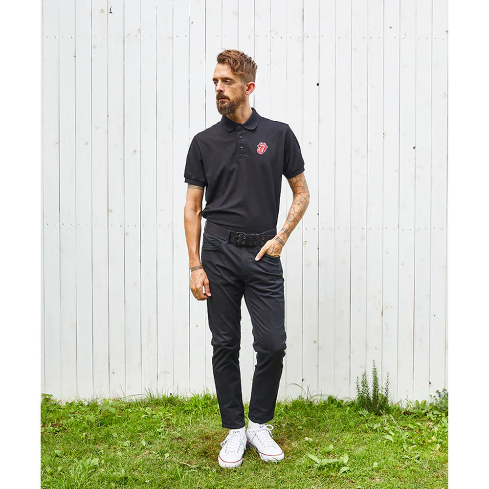 ROLLING STONES ローリングストーンズ - RS TOUR 1978PT / Black / ポロシャツ / メンズ - PGS