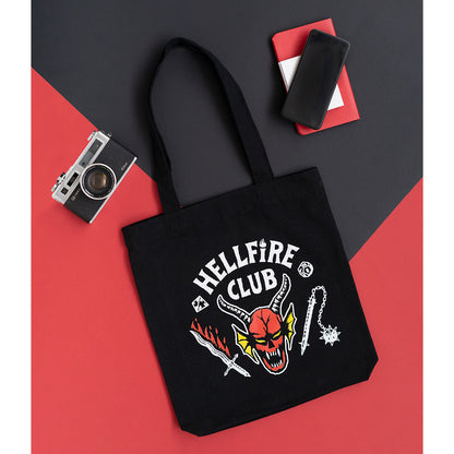STRANGER THINGS ストレンジャー・シングス (シーズン5 2025年配信決定 ) - HELLFIRE CLUB / トートバッグ 【公式 / オフィシャル】