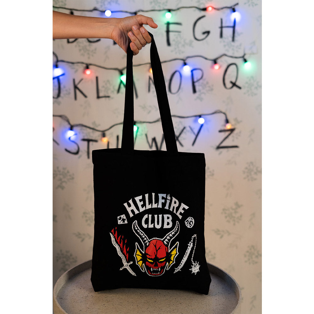 STRANGER THINGS ストレンジャー・シングス (シーズン5 2025年配信決定 ) - HELLFIRE CLUB / トートバッグ 【公式 / オフィシャル】