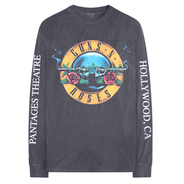 GUNS N ROSES ガンズアンドローゼズ (結成 40周年 ) - Hollywood Tour / 長袖 / バックプリントあり / アームプリントあり / Tシャツ / メンズ 【公式 / オフィシャル】