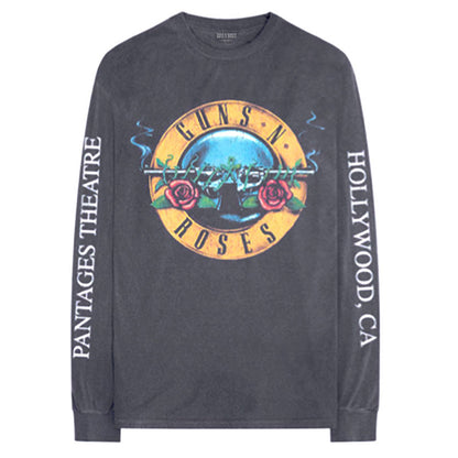 GUNS N ROSES ガンズアンドローゼズ (結成 40周年 ) - Hollywood Tour / 長袖 / バックプリントあり / アームプリントあり / Tシャツ / メンズ 【公式 / オフィシャル】