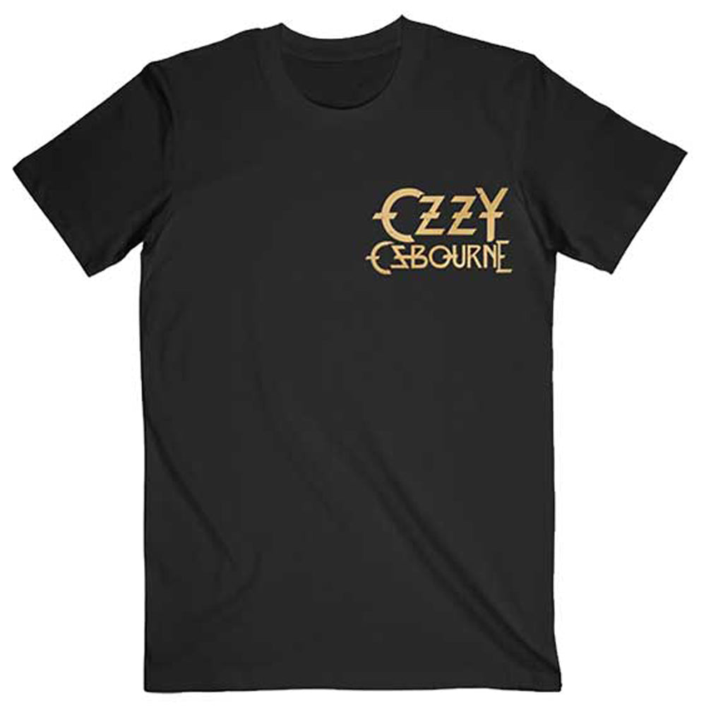 OZZY OSBOURNE オジーオズボーン - Patient No. 9 Gold Logo / バックプリントあり / Tシャツ / メンズ