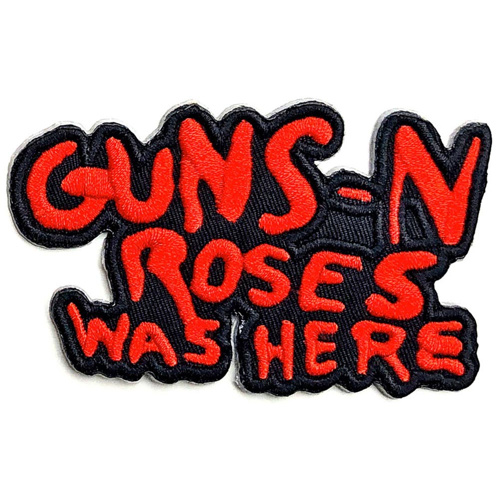 GUNS N ROSES ガンズアンドローゼズ (5月 来日 記念 ) - Cut-Out Was Here / ワッペン 【公式 / オフィシャル】