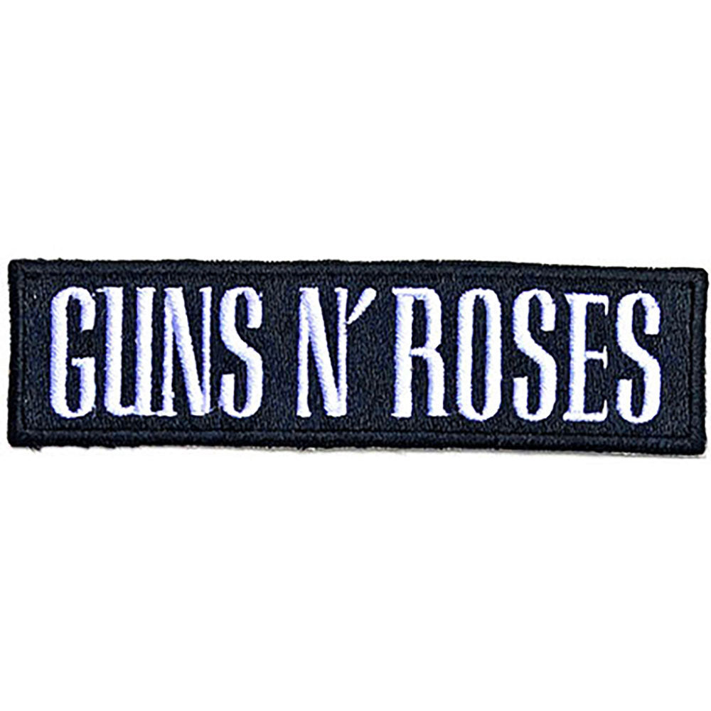 GUNS N ROSES ガンズアンドローゼズ (5月 来日 記念 ) - Text Logo / ワッペン 【公式 / オフィシャル】