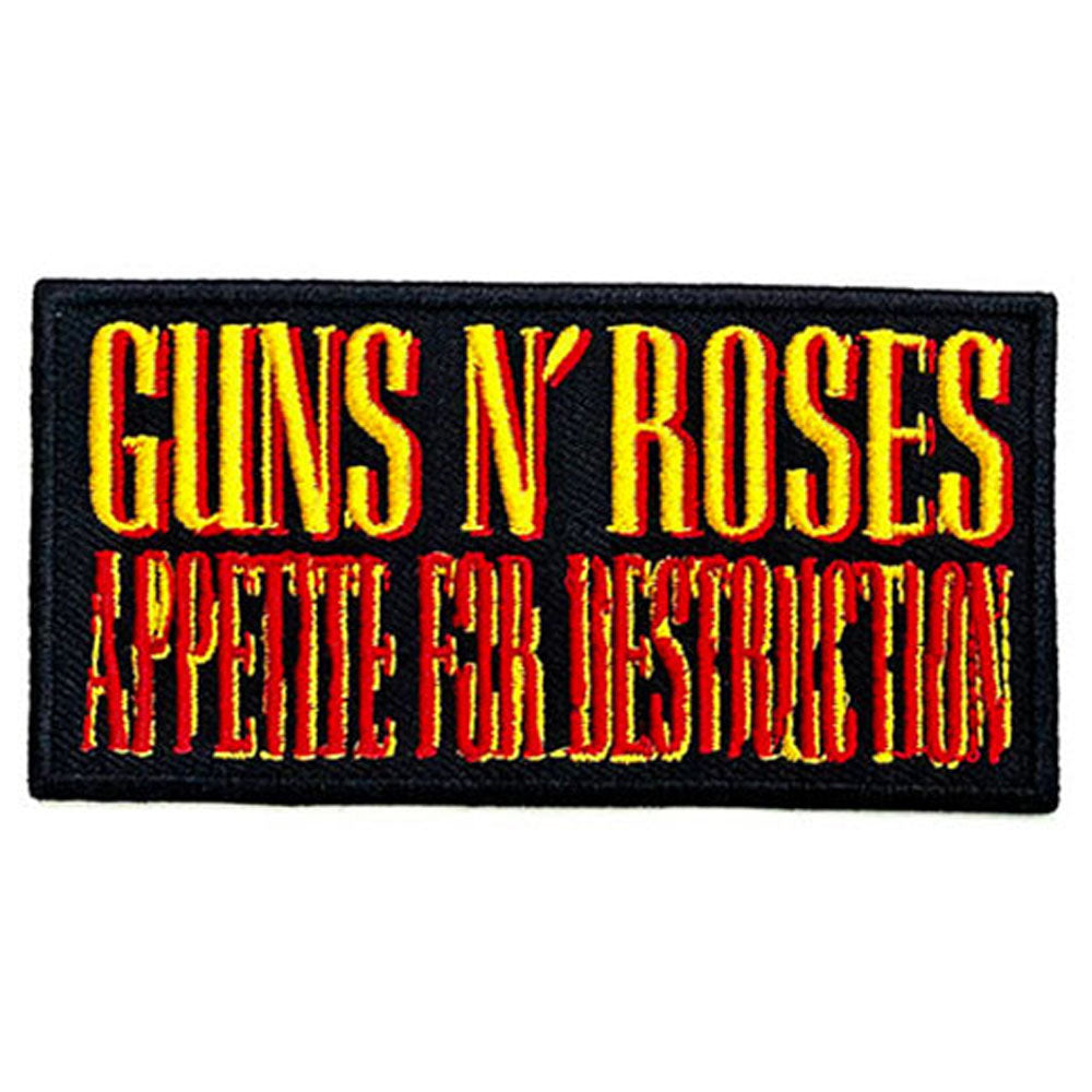 GUNS N ROSES ガンズアンドローゼズ (5月 来日 記念 ) - Appetite For Destruction / ワッペン 【公式 / オフィシャル】