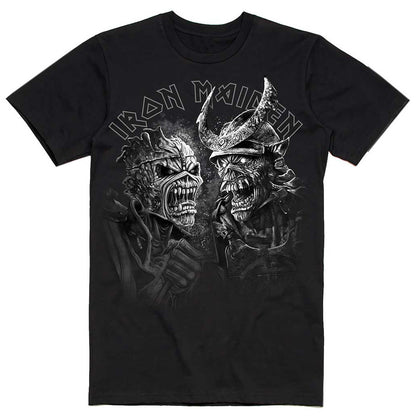 【廃番ラスト販売/特別価格】IRON MAIDEN アイアンメイデン (結成 50周年 ) - Senjutsu Large Grayscale Heads / Tシャツ / メンズ 【公式 / オフィシャル】