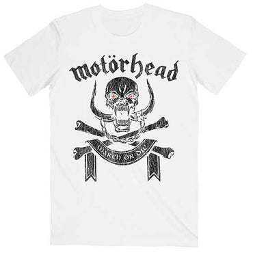 MOTORHEAD モーターヘッド (デビュー 50周年 レミー没後 10年 ) - March or Die / バックプリントあり / Tシャツ / メンズ