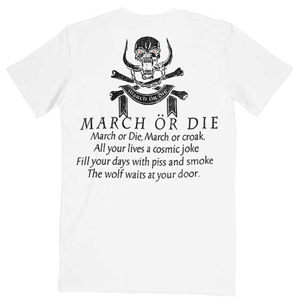 
                  
                    MOTORHEAD モーターヘッド (結成 50周年 ) - March or Die / バックプリントあり / Tシャツ / メンズ 【公式 / オフィシャル】
                  
                