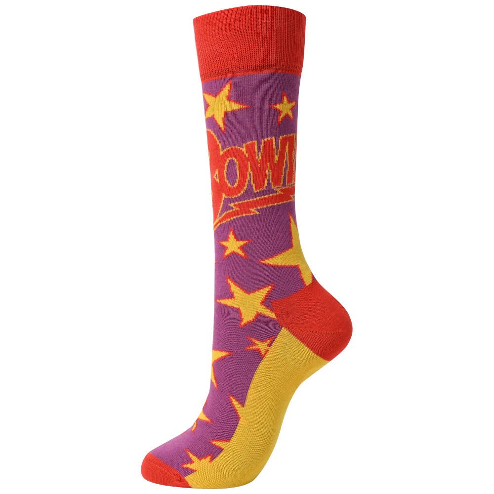 DAVID BOWIE デヴィッドボウイ (追悼 10年 ) - Stars Infill / ソックス / メンズ - PGS