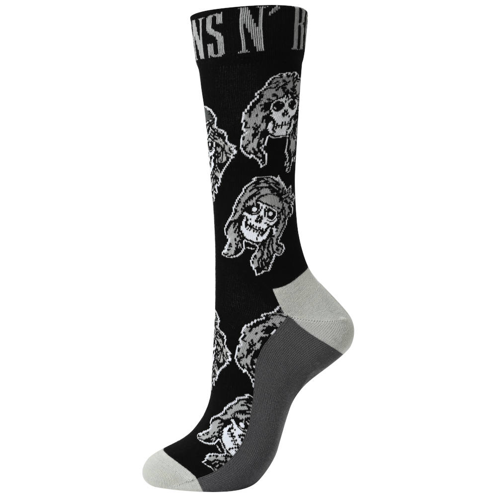 GUNS N ROSES - (5月 来日 記念 ) - Skulls Band Monochrome