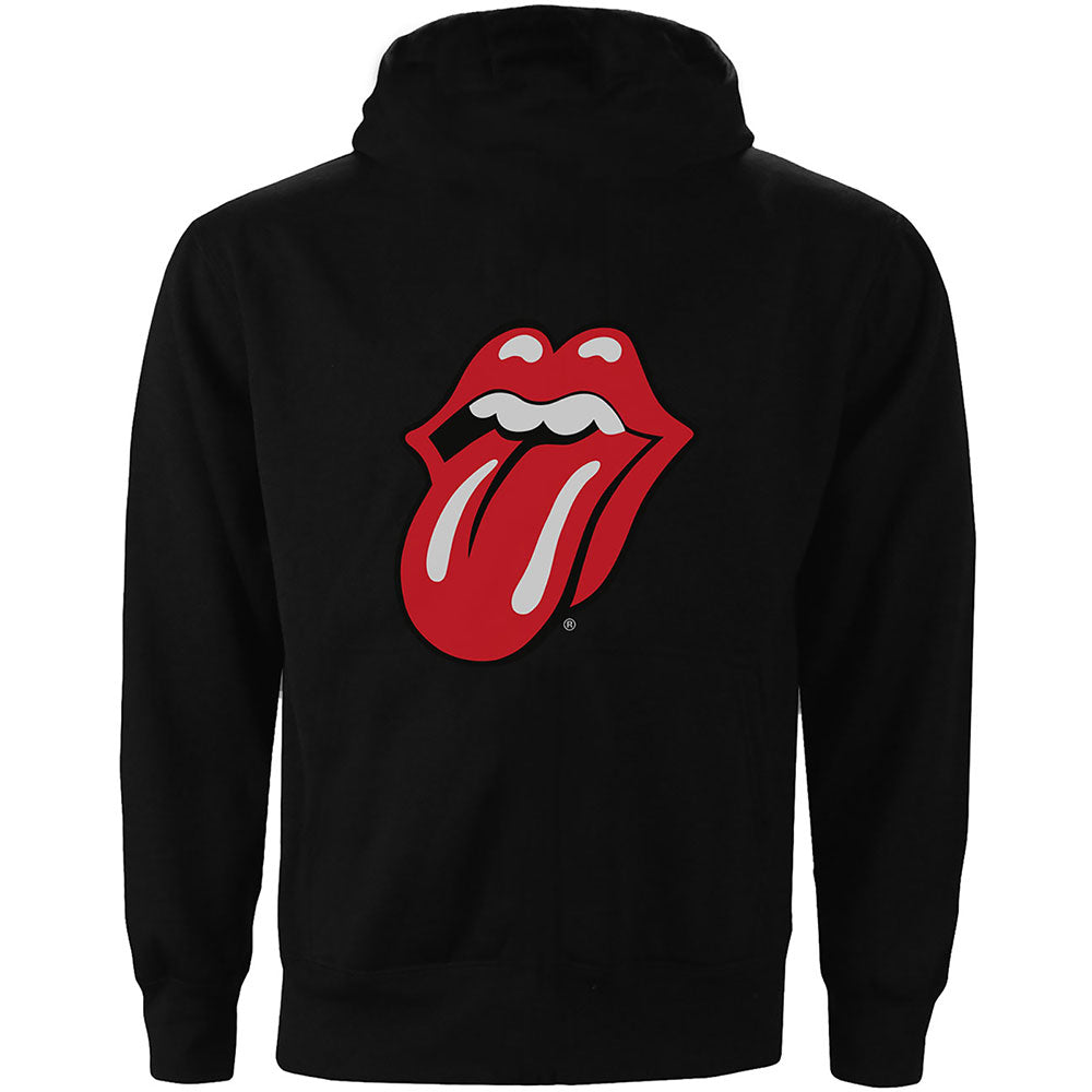 ROLLING STONES (35th Anniversary of Japan Tour) - Classic Tongue / Back Print / Zippered Hoodie / Men's