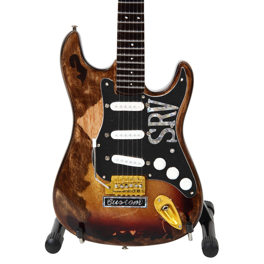 STEVIE RAY VAUGHAN Stevie Ray Vaughan (35 Years in Memory) - Distressed SRV Custom / Miniature Instruments