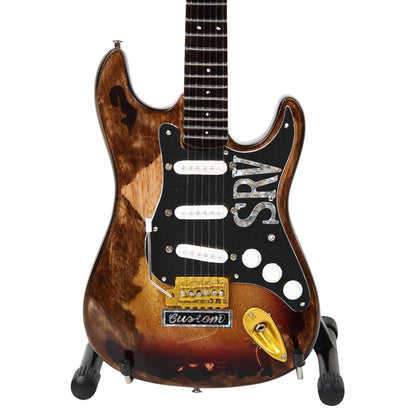 STEVIE RAY VAUGHAN Stevie Ray Vaughan (35 Years in Memory) - Distressed SRV Custom / Miniature Instruments