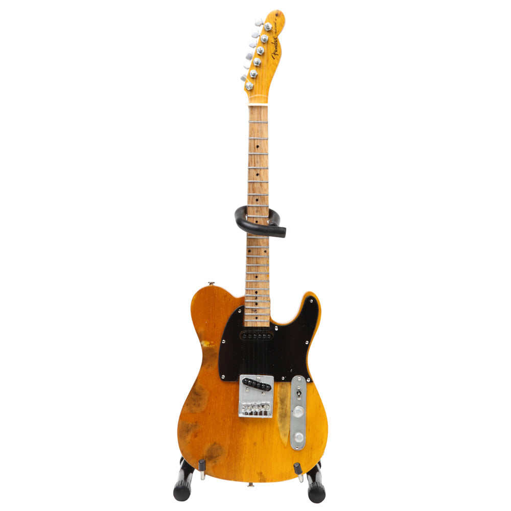 BRUCE SPRINGSTEEN ブルーススプリングスティーン - The Boss Licensed Fender Tele- Vintage Blonde / ミニチュア楽器 【公式 / オフィシャル】