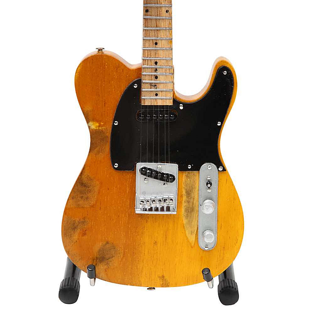 
                  
                    BRUCE SPRINGSTEEN ブルーススプリングスティーン - The Boss Licensed Fender Tele- Vintage Blonde / ミニチュア楽器 【公式 / オフィシャル】
                  
                