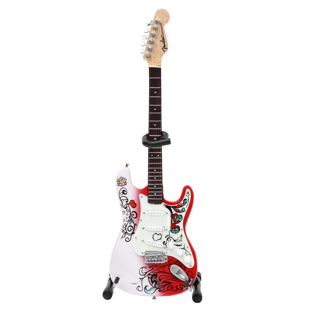 JIMI HENDRIX (Memorial 55 years) - 50th Anniversary Limited Edition Fender Strat Monterey 50th Guitar Model / Miniature Instrument