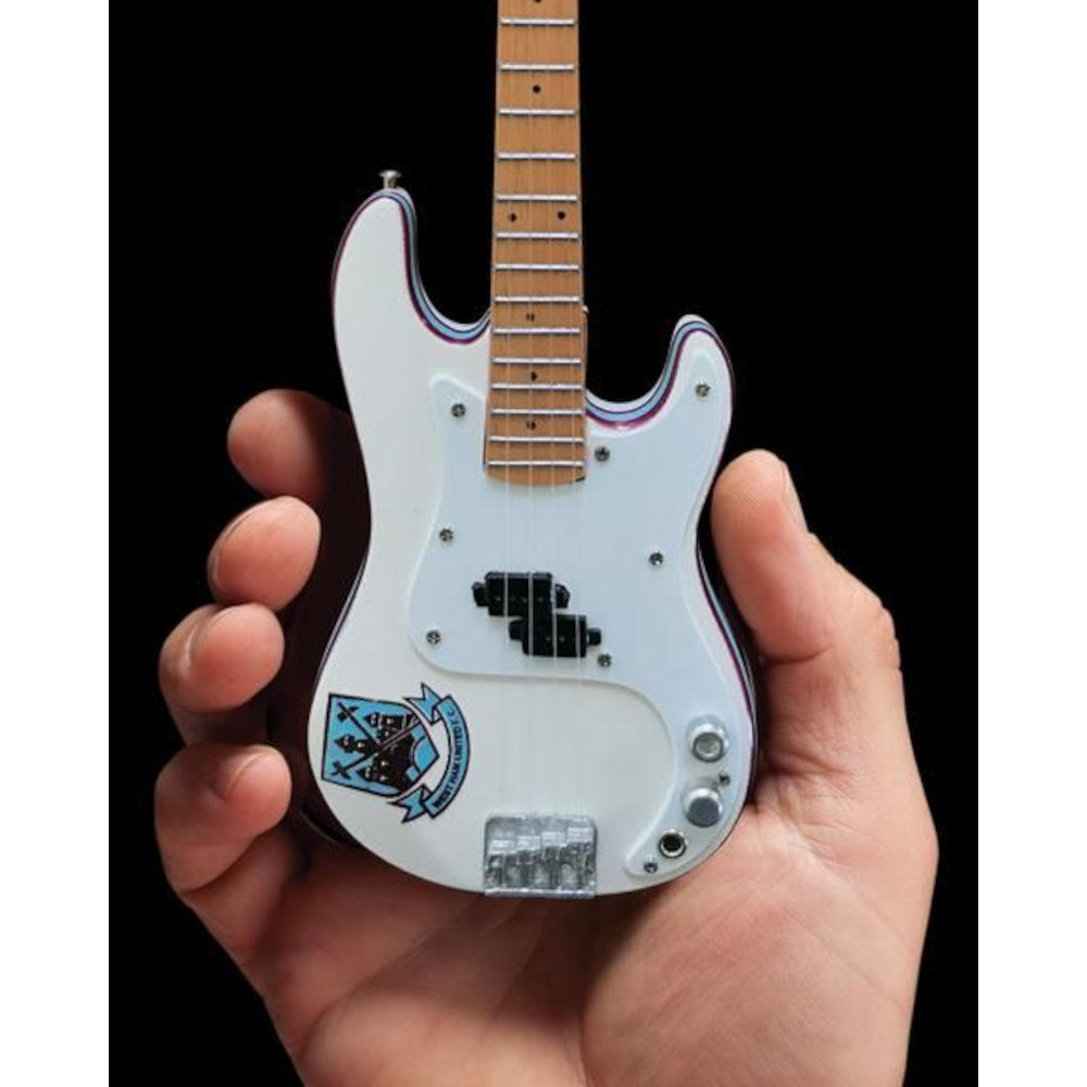 IRON MAIDEN アイアンメイデン (結成 50周年 ) - Steve Harris Sig with Pinstripe / ミニチュア楽器 【公式 / オフィシャル】