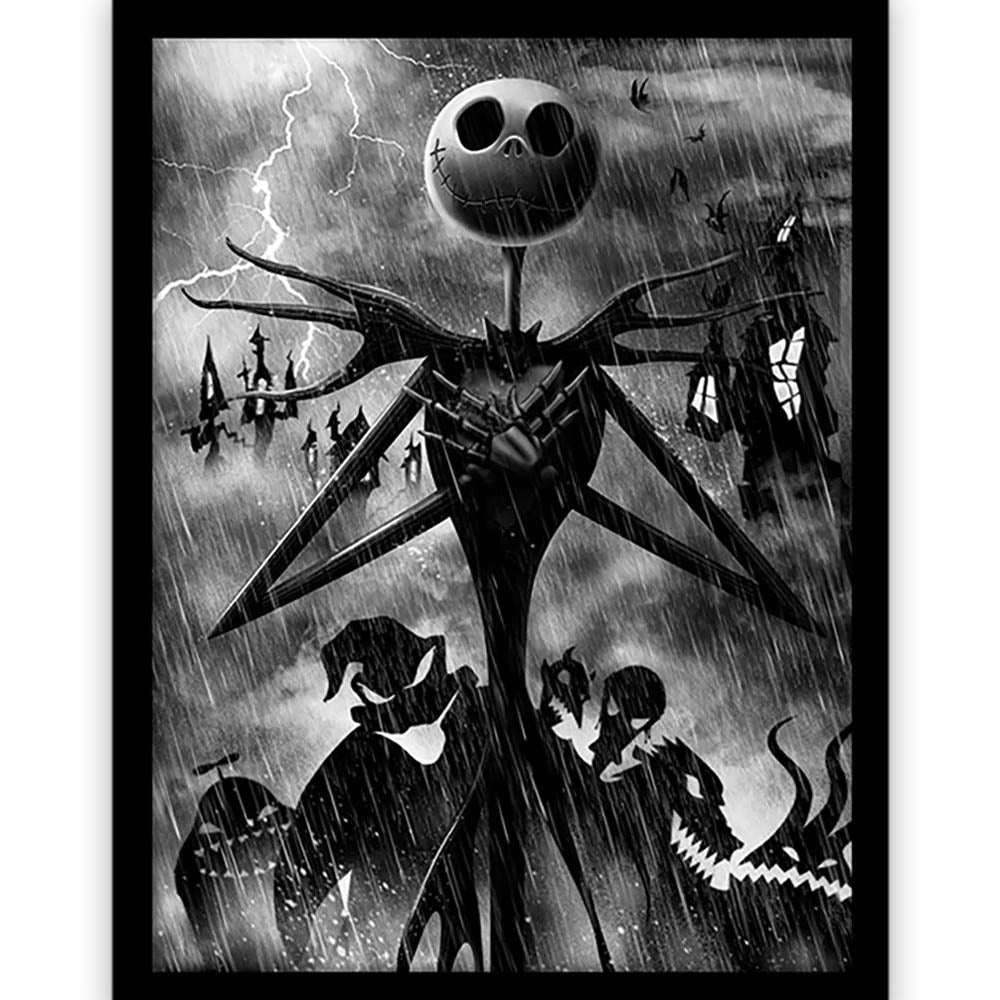 NIGHTMARE BEFORE CHRISTMAS ナイトメアー・ビフォア・クリスマス (公開 30周年 記念 ) - Jack Storm / インテリア額 【公式 / オフィシャル】