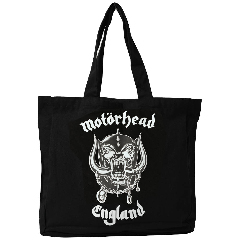 MOTORHEAD モーターヘッド (結成 50周年 ) - ENGLAND / プレミアムクオリティ / トートバッグ 【公式 / オフィシャル】