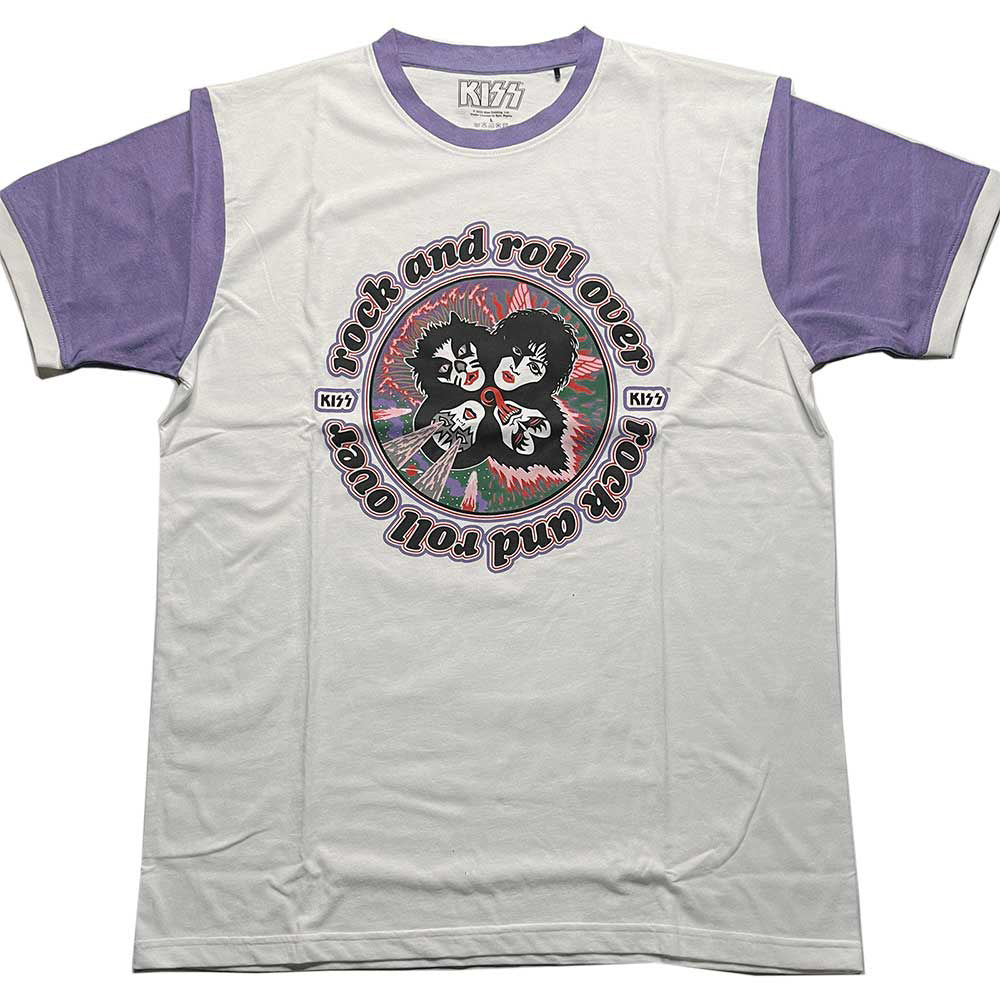 KISS キッス - Rock and Roll Over / 半袖ラグラン / Tシャツ / メンズ 【公式 / オフィシャル】