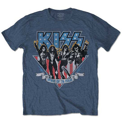KISS キッス (エース・フレーリー 追悼 ) - Americana / バックプリントあり / Tシャツ / メンズ - PGS