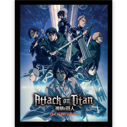 ATTACK ON TITAN 進撃の巨人 - Strike Team / インテリア額 - PGS