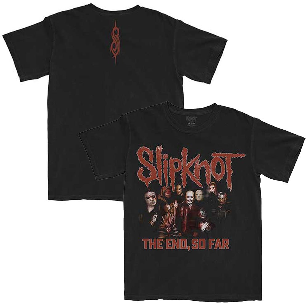 SLIPKNOT スリップノット - The End, So Far Group Photo / バックプリントあり / Tシャツ / メンズ - PGS