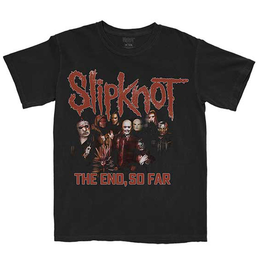SLIPKNOT スリップノット (結成 30周年 ) - The End, So Far Group Photo / バックプリントあり / Tシャツ / メンズ 【公式 / オフィシャル】