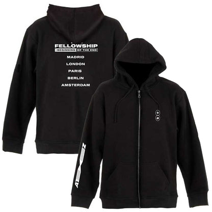 ATEEZ エイティーズ - Fellowship Tour Euro / バックプリントあり / アームプリントあり / ジップ / パーカー・スウェット / メンズ - PGS