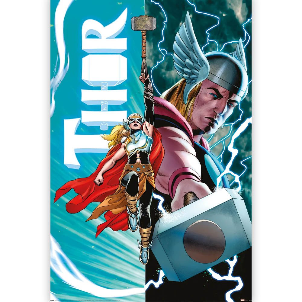 THOR マイティ・ソー - Thor Vs Female Thor / ポスター - PGS