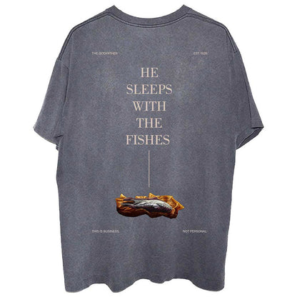 GODFATHER ゴッドファーザー (GODFATHER 3 公開35周年 ) - Sleeps With The Fishes / バックプリントあり / Tシャツ / メンズ 【公式 / オフィシャル】