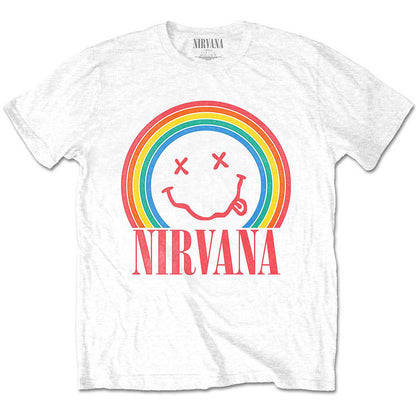 NIRVANA ニルヴァーナ - Smiley Rainbow / Tシャツ / メンズ 【公式 / オフィシャル】