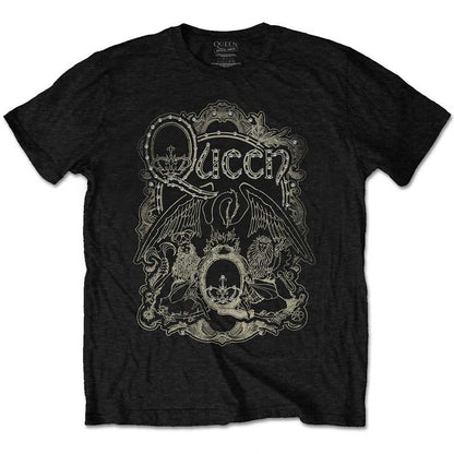 QUEEN クイーン (初来日50周年 ) - Ornate Crest / Diamante（ブランド） / Tシャツ / メンズ 【公式 / オフィシャル】