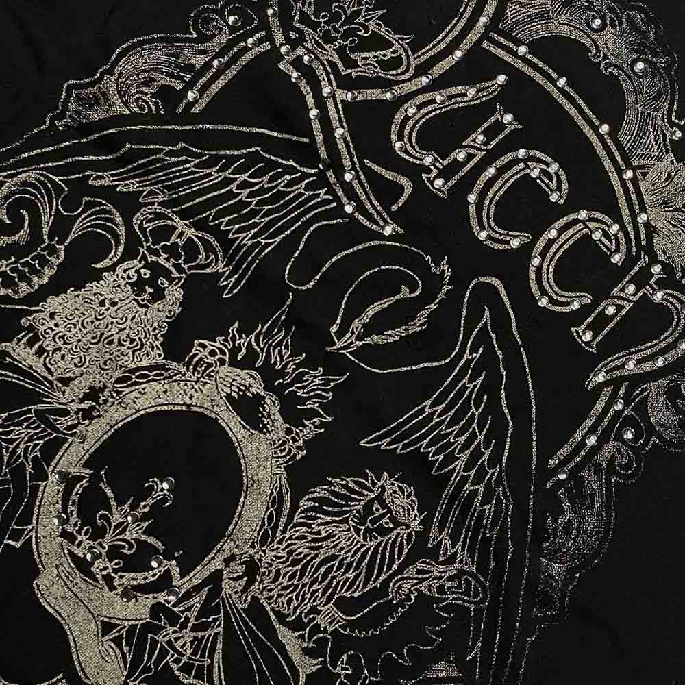 【予約商品】 QUEEN クイーン (フレディ 生誕 80年 ) - Ornate Crest / Diamante（ブランド） / Tシャツ / メンズ