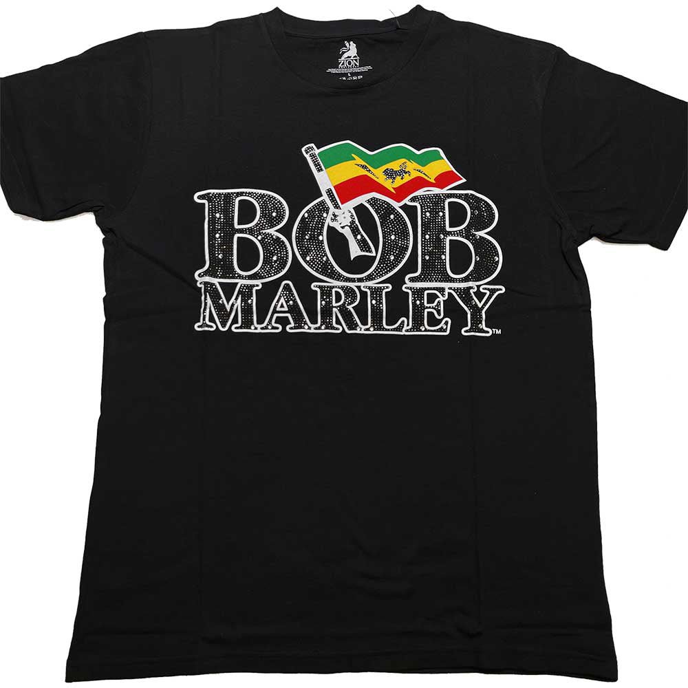 BOB MARLEY ボブマーリー (追悼 45周年 ) - Flag Logo / Diamante（ブランド） / Tシャツ / メンズ - PGS