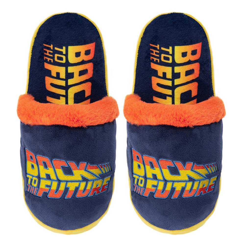 BACK TO THE FUTURE バックトゥザフューチャー (劇場公開40周年 ) - Fuzzy Slides （24～26cm） / OddSox（ブランド） / スリッパ 【公式 / オフィシャル】