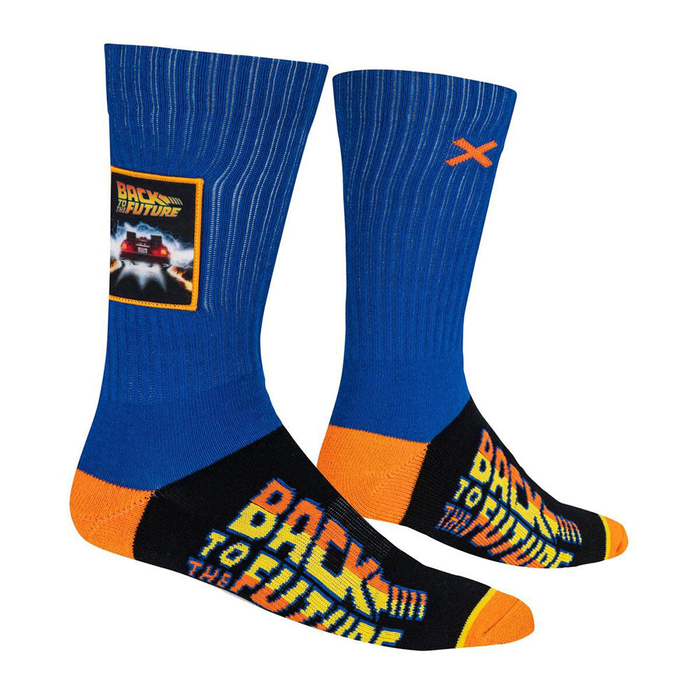 BACK TO THE FUTURE - (劇場公開40周年 ) - Mens Crew Sideways / ワッペン付き / OddSox（ブランド）
