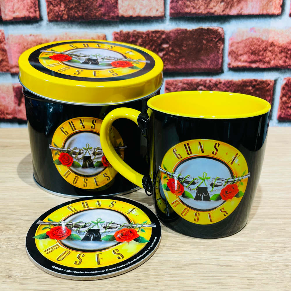 
                  
                    GUNS N ROSES ガンズアンドローゼズ (5月 来日 記念 ) - Bullet Logo / 缶入りセット / マグカップ 【公式 / オフィシャル】
                  
                