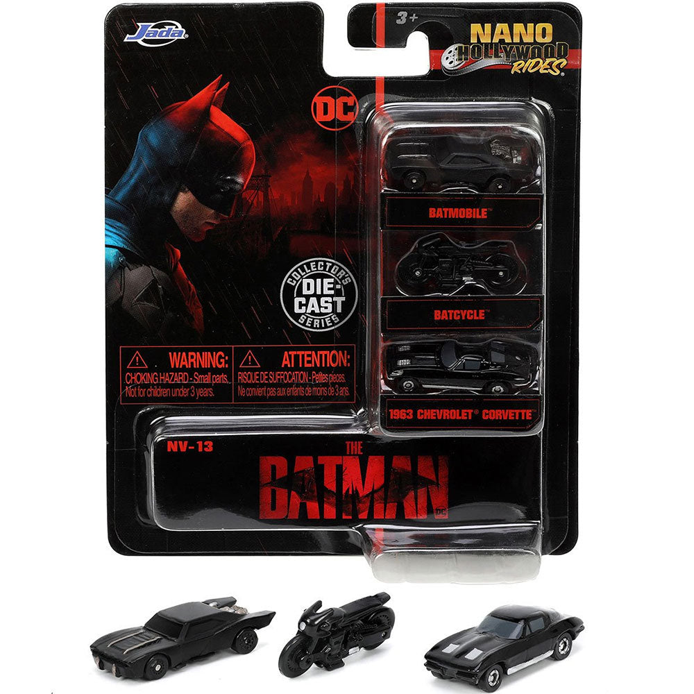 BATMAN バットマン - Nano Hollywood Rides Vehicle 3-Pack / フィギュア・人形 【公式 / オフィシャル】