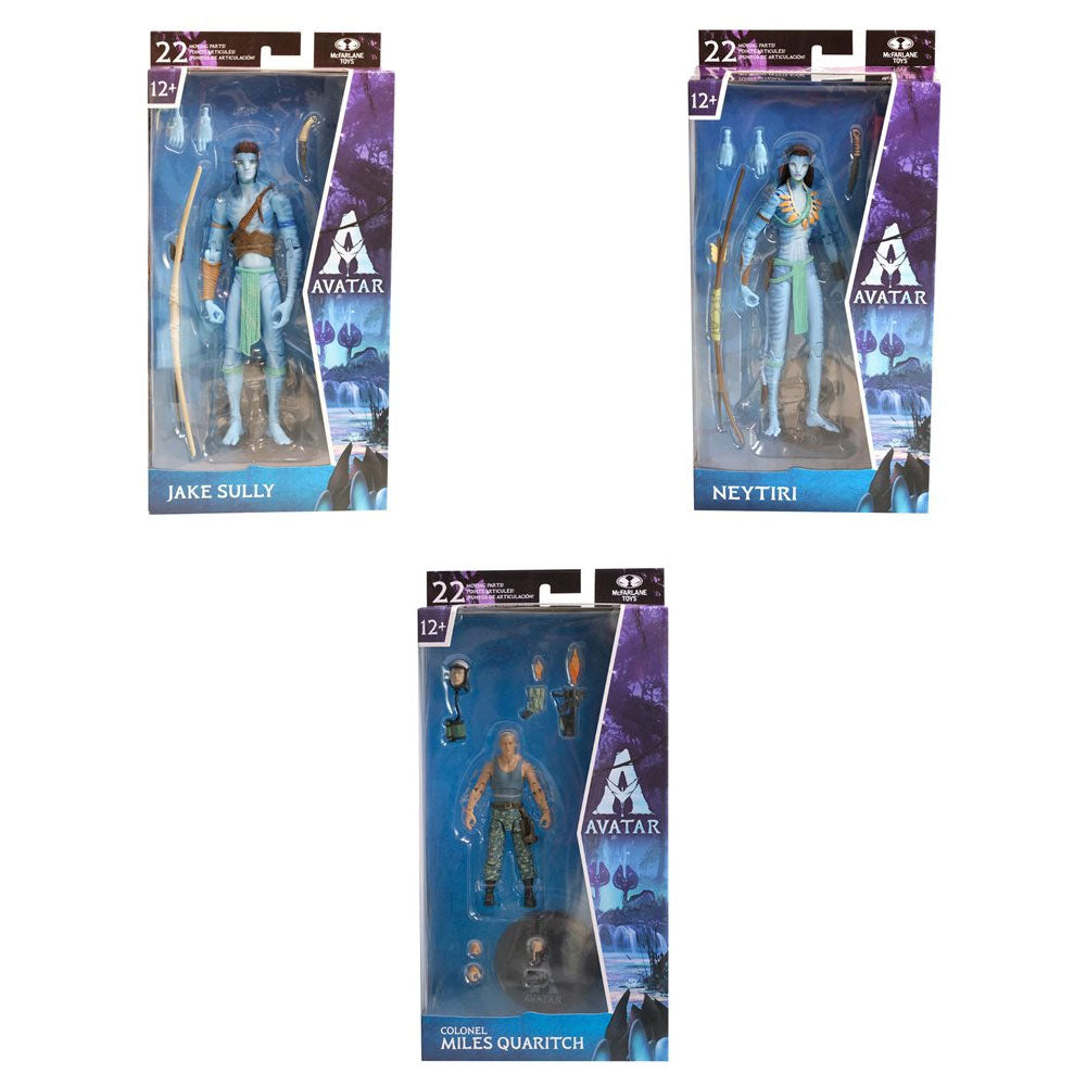 
                  
                    AVATAR アバター - 1 Movie Wave 1 7-Inch Scale Action Figure Case 3セット / フィギュア・人形
                  
                