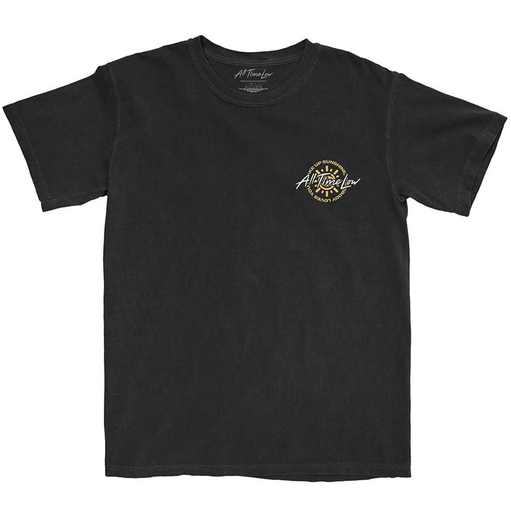 ALL TIME LOW オールタイムロー - Wake Up Sunshine Track List / バックプリントあり / Tシャツ / メンズ - PGS